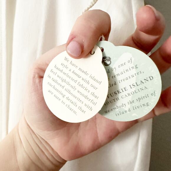 Spartina 449 Liza BiStretch Faux Wrap Skort Pearl White Women’s Size XL NEW - Picture 7 of 13